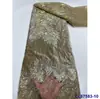 Vestido Francês Renda Pesada Bordado Veludo Tecido para Vestido de Casamento Tecido de Veludo com Renda para Noivas