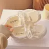 Zapatillas blancas de malla transpirable de corte bajo para mujer, modelo nuevo 2026, versátiles, casuales, cómodas, con suela gruesa, deportivas