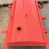 Las puertas a prueba de explosiones de la cámara de escape de mina tienen estructuras resistentes al impacto.