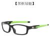 Montura de gafas deportivas para exteriores para hombre, gafas de fútbol, bádminton, baloncesto, se pueden equipar con lentes, montura para ojos, lente plana HD