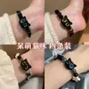 Nuevo 2024 Nuevo Estilo Chino Estilo Antiguo Ins Pulsera Pulsera de Gatito de Aspecto Caro Pulsera de Gato Lindo con Cuentas