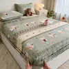 Sábana bajera acolchada, pieza única, protector de colchón engrosado, no es algodón puro, funda de cama 100% algodón, protector de colchón a prueba de polvo y antideslizante