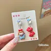 Brincos de Clipe para Crianças Sem Furos, Pulseiras e Colares para Meninas, Brincos para Bebês e Menininhas, Joias Amigas da Orelha com Desenhos