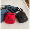 Bolsa pequena vertical estilo Hong Kong para meninas, bolsa de ombro pequena para ferramentas, bolsa simples para celular, bolsa de viagem casual, bolsa quadrada pequena