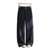 Pantalones Casuales Rectos de Cintura Alta Personalizados Otoño 2026 Nuevo Estilo Adelgazantes Ocultan Imperfecciones Versátiles Caída Larga Chic para Viajar al Trabajo