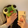 Máscara de Olho Desenho de Sapo para Dormir no Verão para Homens e Mulheres, Fofa com Sombreamento e Compressão Quente para Fadiga, Compressa de Gelo Divertida para Dormir para Crianças