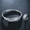 Venta Directa de Fábrica Pulsera de Diamantes Chapada en Oro Estilo Coreano 2021 Nuevo Anillo de Pulsera Juego de Pulseras Venta al por mayor
