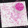 Accesorios para Uñas con Fragmentos Iridiscentes Hielo Transparente Irregulares Cristales de Colores con Brillo Decoraciones Hechas a Mano DIY Piezas de Cristal
