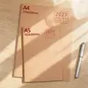 Assistente de Trabalho A4 2027 Novo Produto Planejador Mensal Calendário Livro de Check-in Caderno de Reunião de Escritório Personalizável
