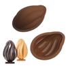 Shenhong Espiral Silicona Huevo de Pascua Ondulado Huevo de Dinosaurio Molde para Pastel Mousse Chocolate Golpear Hornear