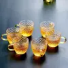 Mini Tetera de Vidrio Estilo Retro Pequeña Resistente a Altas Temperaturas con Filtro Infusor de Té Transparente Juego de Tetera Kung Fu