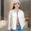 Nueva chaqueta para mujer 2026, elegante, de corte holgado, versátil, casual, fina, de manga larga, para personas petite