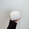 2025 Nueva Moda Rombo Bordado Bolso Cruzado de Hombro Único para Mujer Primavera y Verano Versátil Cadena Elegante Nicho Bolso para Teléfono Móvil