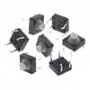 Fornecimento TS-F004 interruptor de toque 4 pinos 8*8*5.5 botão de silicone macio silencioso pino de cobre botão de pino