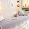 Almofadas de sofá de chenille feitas sob medida de fábrica, à prova d'água e laváveis à máquina, capas de sofá de peça única, decoração de casa, almofadas de sofá