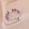 Pulsera de cristal natural, linda y exquisita, accesorios de amor para mujeres, nueva pulsera china de moda, explosiones en vivo de Tiktok