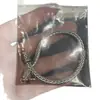 Pulseira Masculina Vintage de Prata Tailandesa com Trança de Osso de Dragão, Única e Simples com Acabamento Antigo, Acessório de Mão Tendência e Ousado em Corda de Cânhamo