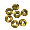 Gemelos DIY Rombos Hilo Torcido Soldadura Bola Colgante Colgante para Ropa Accesorios de Joyería de Cobre Creativo