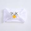 Diadema Infantil INS Europea y Americana Flor de Nylon de Dibujos Animados Lindos Tocado de Bebé Diadema que No Cubre la Fontanela Accesorios para el Cabello