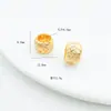 Cobre bañado en oro de 18K/14K con fuerte retención de color, cuentas espaciadoras redondas con patrón de melón incrustadas con circonita, accesorios para joyería de cuentas de cristal hechos a mano para DIY