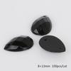 Pegatina de diamante de imitación de cristal acrílico de 8-13 mm, hecha a mano, para accesorios de ropa, cosida a mano, con taladro de garra, bolsa de material.
