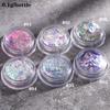 Accesorios para uñas de moda transfronterizos ins Celebridad de Internet Aurora nube Jinbing película transparente color mágico pieza de unicornio uña hielo Bo pieza