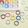 Barniz para Hornear Dopamina Color Caramelo Argollas Abiertas Argollas de Resorte Amuletos de Figura 23mm Llaveros Llaveros Cuentas Perler Colgantes