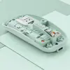 Nuevo Ratón Bluetooth Inalámbrico Transparente Magnético de Doble Modo Oficina Óptico para Gaming Ratón de Carga Silenciosa