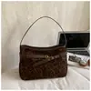 Bolso Estampado de Leopardo para Mujer Gran Capacidad Invierno 2025 Nuevo Bolso de Hombro Casual de Aspecto Elegante Bolso Tote Sencillo para el Trabajo