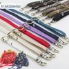 Boutique 12mm Fita de Algodão Tecido Ajustável Costas Cruzadas Mochila Escolar com Fivela de Pressão de Metal Acessórios para Bolsa DIY Feito à Mão Venda por Atacado