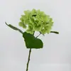 Flores artificiales de hortensia de tacto suave estilo europeo para arreglos florales de sala de estar en casa, decoraciones de boda y flores artificiales al por mayor