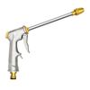 Pistola de agua de alta presión al por mayor cuerpo de aluminio galvanizado cabezal de pistola chapado en cobre varilla larga suministro de pistola de agua de alta presión para el hogar juego completo de pistola de agua para lavado de autos