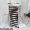 Carrito de Almacenamiento para Uñas Artísticas Gabinete de Almacenamiento para Esmaltes en Gel y Adornos Multicapa con Ruedas Estante Nuevas Herramientas de Celebridad de Internet