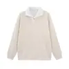 Camisa polo de imitación de dos piezas con retazos y cuello camisero para hombre, nueva colección otoño 2026, chaqueta sudadera holgada de gran tamaño para hombre