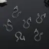 Accesorios de joyería DIY japoneses y coreanos resina protección del medio ambiente nuevos populares pendientes sin perforar mujer pinza de oreja de plástico pendientes transparentes