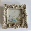 Marco de Fotos de Resina Retro Europeo Creativo con Relieve para Mesa Marco de Fotos Pequeño Decoración para el Hogar Marco de Fotos para Habitación Modelo