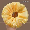 Goma para el pelo con estampado estilo Academia Melard para mujer, scrunchie de satén con malla de estampado de leopardo vintage, banda elástica de alta elasticidad y duradera