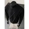 2026 HT261154 Camiseta Manga Longa Modificada Estilo Hong Kong Falsa Tamanho Grande Algodão Hua Gola Redonda M-5X HT261153-Especial P20
