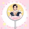 Xiao Zhan Artículos de Celebridad Artículos para Fans Abanico Grande Publicidad de Abanico Abanico Transparente Materiales para Bricolaje