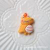 Acessórios de resina faça você mesmo desenho animado crocodilo bebê infantil chapéu grampo de cabelo material acessórios para interior de carro
