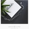 Pulsera de Plata Nalan S925 de Doble Capa Cuentas de Transferencia Cuentas de Luz Elegante Cadena de Hueso de Serpiente de Frijol Pequeño Joyería de Mano para Mujeres S6932