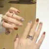 Unhas Usáveis Sexy Flash Personalizadas, Unhas Postiças de Alto Padrão, Adesivos de Nail Art Usáveis Gelo-Transparente, Adesivos de Nail Art Mais Vendidos, Produtos Acabados