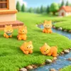 Decoración DIY Creativa de Cachorro Animal 3D Lindo Adorno Pequeño de Resina para Escritorio de Coche