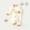Body de bebé para Primavera y Otoño, Mameluco de Algodón Puro, Mameluco de Manga Larga para Bebé Recién Nacido, Ropa de Casa para Bebé e Infantil, Traje para Gatear, Pijama