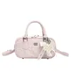 Bolso de Mano de Alta Gama con Patrón de Rombo para Mujer, Nuevo Bolso Boston de Moda para Viajar, Bolso de Hombro Cruzado al por Mayor Transfronterizo