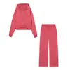 Moletom com Capuz Estilo Europeu Z 2026 Nova Moda Temperamento 3199800 + Calça de Cadarço Cintura Média 3199801