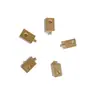 Componentes electrónicos poste de cobre pie cuadrado pie redondo PCB remachado soldadura poste de cobre terminal fabricación según sea necesario