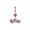 Nuevos Anillos para Ombligo Rosas con Lazo Estilo Europeo y Americano, Diversas Joyas para Piercing con Circonitas de Gran Venta, Accesorios para Anillos de Ombligo