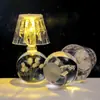 Bola de Cristal Tallada en 3D Transfronteriza Luz Nocturna Luminosa Lámpara de Mesa de Escritorio para Dormitorio Adornos Decorativos de Ambiente Regalo de Cumpleaños