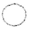 Pulsera de anillo Mobius de plata de moda para hombres y mujeres, joyería al por mayor, DIY, como regalo para amigos, novias